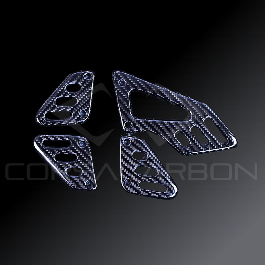 Carbon Fiber Heel Guards – Aprilia RSV4 1100 / Factory