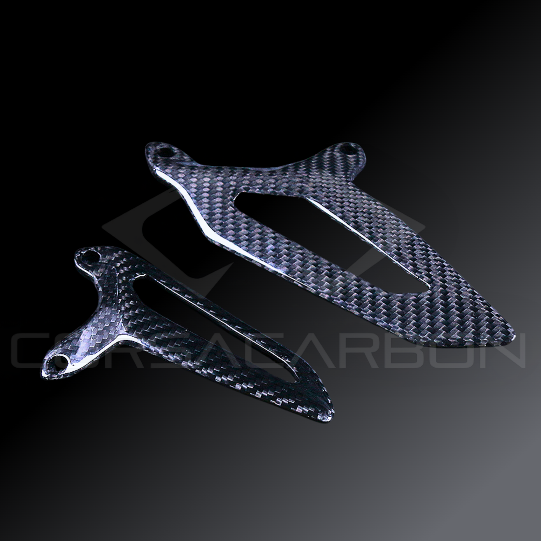 Carbon Fiber Heel Guards – Ducati Panigale V4 / V4S / V4R / SP (2018–2024)