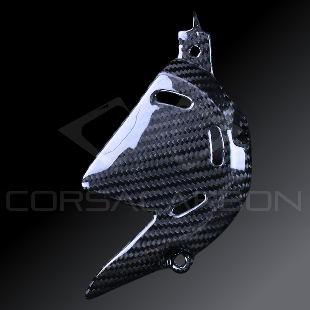 Carbon Fiber Sprocket Cover – Ducati Panigale V4 / V4S / V4R / SP (2018–2024)