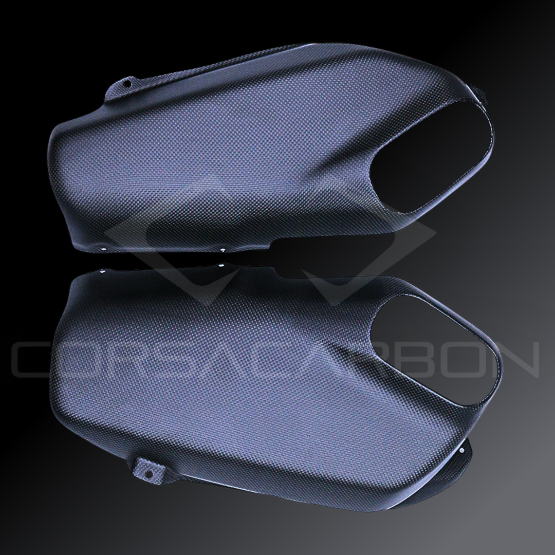 Carbon Fiber Exhaust Covers – Ducati Panigale V4 / V4S / V4R / SP (2018–2024)