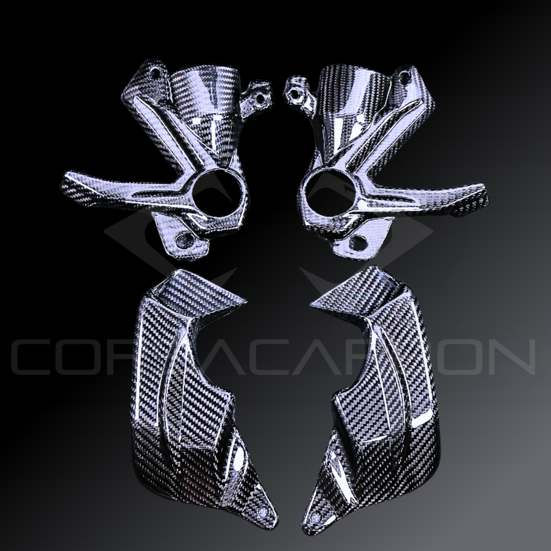 Carbon Fiber Lower Fork Cover & Brake Duct Set – BMW S1000RR / M1000RR