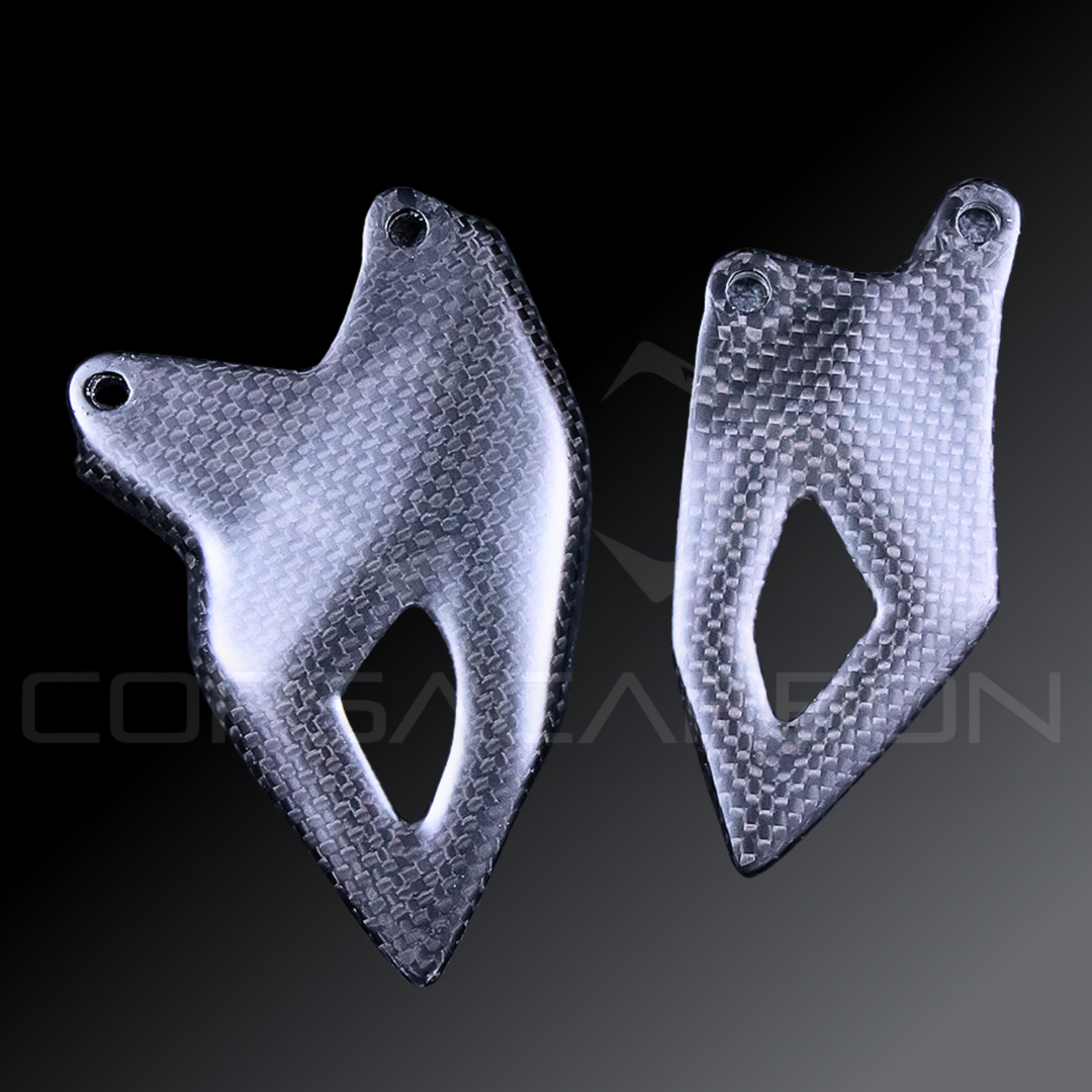 Carbon Fiber Heel Guards – Ducati Panigale V4 / V4S (2025)