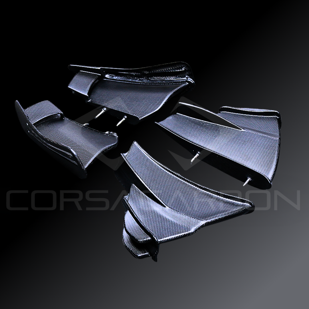 Carbon Fiber Replica Superleggera Winglets – Ducati Panigale V4 / V4S / V4R / SP